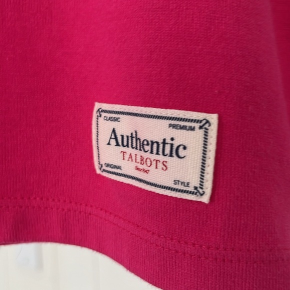 SIZE LP TALBOTS AUTHENTIC TEE ASHFORD STRIPE - Picture 4 of 5